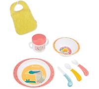 Badabulle Yummy Set De Comida 7 Piezas Coral Rosa
