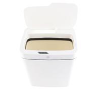Badafaci 15L Sensor Inteligente Cubo de Basura, Delgado Sellado | Tapa activada por movimiento, embalaje automático de bolsas, aislamiento de olores, batería recargable por USB, se adapta a