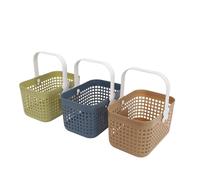 Badafaci 3 Cestas para Recoger Bayas, Contenedores Apilables para Recolección de Frutas con Ergonómico para Jardín, Cocina y Exteriores
