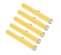 Badafaci 5 Rollos de Papel de Aluminio para Estampado en Caliente, Papel de Aluminio de PU PET para Manualidades, con Acabado Lujoso para Plástico de Madera (GOLD)