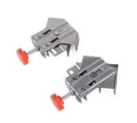 Badafaci Abrazadera de ángulo Recto Abrazadera de Esquina de 90 Grados Mordaza Oscilante Ajustable de Acero Inoxidable Multiusos con Triangular Móvil para Soldadura de Carpintería