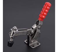 Badafaci Abrazadera de Palanca Rápida, Herramienta Manual de Accesorio de Soldadura de Acero Inoxidable 304 con Fuerza de Sujeción de 227 Kg y Movimiento de de 60 Grados, para un Uso