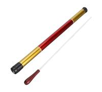 Badafaci Batuta de Dirección Musical, Batuta de Director de Orquesta, Banda Musical con en Forma de Pera, Fibra de Vidrio, Sándalo Rojo para Conciertos, Coros Sinfónicos
