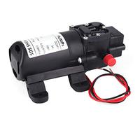 Badafaci Bomba de Reflujo de Diafragma de 24 V 70 W, Bomba de Refuerzo Autocebante de Succión única, Cabezal de Alta Presión de 70 M, Eje Horizontal de bajo Ruido para Transferencia de Agua Limpia,