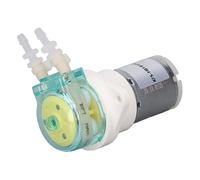 Badafaci Bomba Peristáltica Pequeña Bomba de Transmisión de Líquido con Transmisión de Engranajes de 5 W con Caudal de 122 Ml/min para Laboratorio, Hidroponía, Procesamiento de Alimentos, Robots (12V)