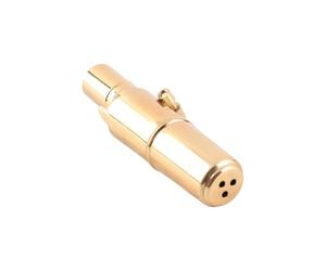 Badafaci Boquilla de Saxofón Tenor de Latón 7C, Diseño de Metal de Primera Calidad, Sonido Brillante, Fácil Instalación para Música Jazz y Pop