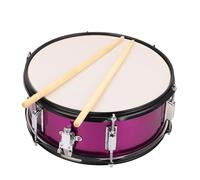 Badafaci Caja de Acero de 14x5,5 Pulgadas con 10 Aros Fundidos a Presión y Bordes de Rodamiento de 45 Grados para Bateristas Profesionales y Estudiantes