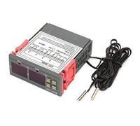 Badafaci Controlador de Termostato Digital de Doble Sonda, Pantalla Dual