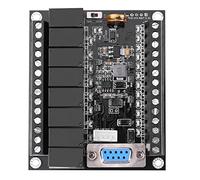 Badafaci Controlador PLC, Controlador Lógico Programable MCU FX1N 20MR de 32 Bits, Programación Lógica de Escalera, Monitoreo en Línea, 9600 Baudios, para Usuarios de Control y Automatización
