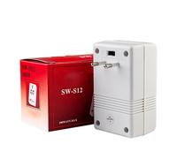 Badafaci Convertidor de Potencia de 110 V a 220 V, Transformador de Voltaje de Doble Vía para Viajes, con Material ABS, Tamaño Compacto, Admite Pequeños Electrodomésticos, Potencia Nominal (Enchufe