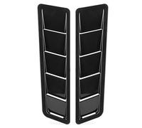 Badafaci Cubierta de Ventilación de Enfriamiento ABS con Moldura de Panel de Entrada de Aire de capó Universal, Diseño Duradero, Mejora el Rendimiento del Motor, Fácil Instalación para Modificación