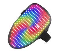 Badafaci Cubierta Facial LED con Luz Transformadora para Cosplay, Recargable, 25 Patrones, Perfecta para Fiestas y Festivales