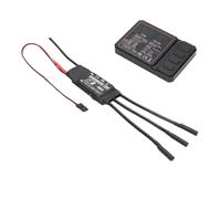 Badafaci ESC sin Escobillas RC 50A con Tarjeta de Programación, Compatible con LiPo 3-6S, Protector de Arranque Anormal, Protección contra Sobrecalentamiento para Aviones Modelo RC