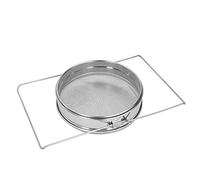 Badafaci Filtro de Miel de Acero Inoxidable, Colador de Doble Tamiz 304 de Grado Alimenticio con Malla 18 y Malla 25, Herramienta de Filtración de Miel Perfecta para Apicultores