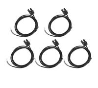 Badafaci Fotocélula Fotoeléctrica con Ranura en U, Interruptor Fotoeléctrico Tipo U ABS, Distancia de Detección de 5 Mm NPN DC 5-24 V, Cable de 1 M para Detección de Objetos de Automatización