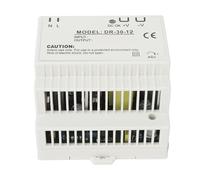 Badafaci Fuente de Alimentación Conmutada con Transformador para Riel DIN de 30 W, Material ABS con Protección contra Sobrecarga, Sobrecorriente y Sobretensión, para Equipos de (12V)
