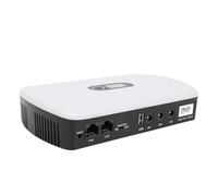 Badafaci Fuente de Alimentación de Respaldo de Batería UPS, 10400mAh con Pantalla LCD, 5V, 9V, 12V CC, PoE, Salida de 15V y 24V para Enrutador, Módem, Cámara y Teléfono Inteligente (Enchufe de la UE)