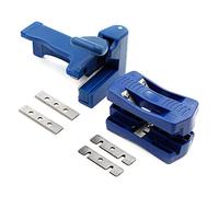 Badafaci Herramienta Cortadora de Bandas, Máquina Cortadora de Madera Manual de PVC, 6 Cuchillas, Ideal para Carpintería, Ebanistería y Proyectos de Decoración