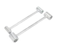 Badafaci Herramienta de Ajuste de Bisagra de Puerta, Tamaños Dobles Soldados de Acero de Aleación 14 18 23 25 Mm para Alineación de Bisagras de Bandera, con Construcción Robusta para