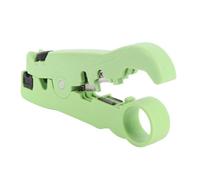 Badafaci Herramienta de Corte y Pelado de Cables, Pelacables Coaxiales para TV y Otros Cables con Ajustador Giratorio para Fibra óptica, Fabricada en ABS acero.