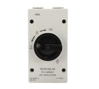 Badafaci Interruptor Aislador de CC Fotovoltaico, IP66 Resistente Al Agua, UL94V 0 Ignífugo, 32A 1000V, Interruptor de Desconexión Fotovoltaica, con Conmutación Rápida en Menos de 5 Ms,