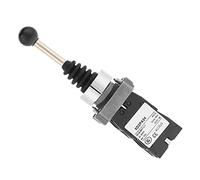 Badafaci Interruptor de Palanca de Mando de 4 Posiciones, Interruptor de Control Industrial con Retorno por Resorte con Resistencia a Golpes para Circuito Eléctrico de relé de Contactor