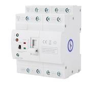 Badafaci Interruptor de Transferencia Manual Automático Mini ATS, Interruptor de Fuente de Alimentación Dual de Nivel de PC 4P 80A, Tipo de Fuente de Alimentación Súper Delgada de