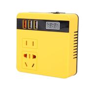 Badafaci Inversor de Corriente a Batería Convertidor de CC a CA de 120 W con Pantalla de Voltaje y Carga Rápida para Baterías de 20 V y Pequeños Electrodomésticos