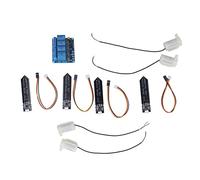 Badafaci Kit de Riego Automático, de Autorriego con Sensor Capacitivo de Humedad del Suelo y relé de 4 Vías de 5 V para Plantas en Maceta de Interior y exterior.