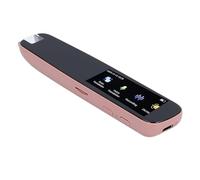 Badafaci Lector de Escaneo Bolígrafo Traductor de Voz Inteligente con Función de Grabación de Vocabulario de 2,75 M Portátil Multifuncional para Estudiantes Adultos Que Aprenden (Pink)