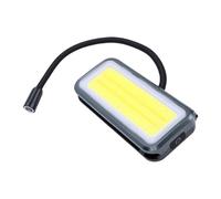 Badafaci Luz LED Magnética Recargable para Exteriores, Linterna con Cuello Flexible, 5 Modos de Iluminación para Taller