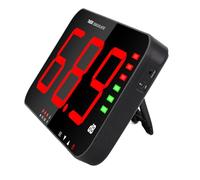 Badafaci Medidor de Decibelios con Pantalla Grande Grabadora de Ruido de Sonido ABS de 30 a 130 DB para Fábricas y Aulas