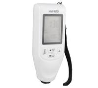 Badafaci Medidor de Espesor de Revestimiento Digital Medición Versátil 3 Unidades Detección Automática Grabación de Datos Pruebas No Destructivas 0-2000um para Fabricación Procesamiento (WHITE)