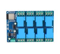 Badafaci Módulo de relé de 8 Canales Placa de Desarrollo de Placa de relé con WiFi Bluetooth Control Remoto Botones Programables Indicadores LED para Automatización del Hogar Control