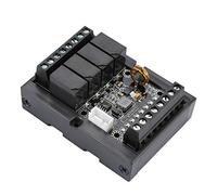Badafaci Módulo de relé Programable FX1N 10MR Tablero de Control Industrial, Tablero de relé de Circuito de Sincronización DC 10 28V, Control Programable Compacto para Usuarios de de Motor de