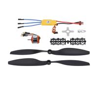 Badafaci Motor sin Escobillas A2212 13T, Kit de Motor RC de 1000 KV con ESC de 30 A para Avión RC 550, ABS de Aleación de Acero Liviano para un Mejor Rendimiento de Vuelo