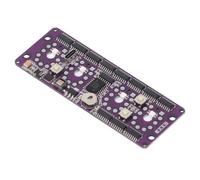Badafaci Placa de Circuito para Reloj con Tubos Nixie, Módulo de Fácil Configuración para Ajuste Preciso de la Hora en Formato de 12 y 24 Horas, con Retroiluminación en Varios Colores,