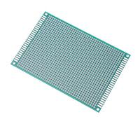 Badafaci Placa de Circuito PCB de Fibra de Vidrio, 10 Piezas, 8x12 Cm, con Superficie Estañada para Experimentos Eléctricos, Estándar de Fábrica Electrónica, Paso de Orificio de 2,54 Mm