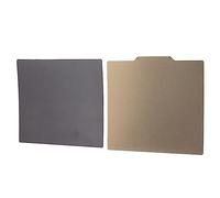 Badafaci Placa de Construcción PEI Placa de Acero con Resorte Flexible Magnético 220x240 Mm Doble Cara Lisa PEO Texturizada PEI Fácil Liberación para Impresora 3D para X1 X1E P1P P1S A1