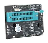 Badafaci Placa de Expansión del Programador AVR ISP, con Indicador LED de Zumbador Integrado para Grabación del Cargador de Arranque, Interfaz USB a TTL FT232RL CH340G, Asiento de Bloqueo