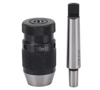 Badafaci Portabrocas de 1-10 Mm, Portabrocas sin Llave Autoajustable, Alta Fuerza de Sujeción, Compatible con MT2 B12 para Taladrar, Fresar y Tornear