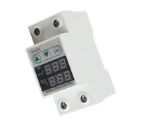 Badafaci Protección Inteligente contra Sobretensión SVP 916 Dispositivo de Protección de Corriente de Voltaje Ajustable 230VAC 40A 63A Carril DIN contra Sobrecorriente para Panel Eléctrico Doméstico
