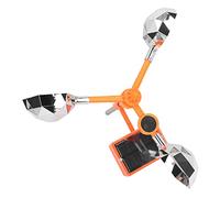 Badafaci Repelente de Pájaros con Luz de Sonido Solar, Viento Giratorio de 360°, Disuasorio Intermitente Solar con Diseño a Prueba de Lluvia de Alto Volumen para Granja, Huerto, Campo,