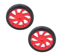 Badafaci Ruedas de Compresor de Aire de 2 Piezas, Reemplazo Universal de 6 Pulgadas con ABS y Material de Goma, para Mejorar la Movilidad y Portabilidad de la Mayoría de los Compresores