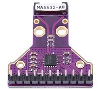 Badafaci Sensor Detector de Rayos AS3935, Detecta Destellos de Nube a Tierra y de Nube a, Estima la Distancia de Impacto de 1 Km a 40 Km, con Umbrales de Detección Programables, para