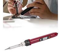 Badafaci Soldador Eléctrico, Pantalla Digital de Temperatura Constante 80W 936H con Núcleo Calefactor de Cerámica y Funda de Acero Inoxidable, para Reparación de Placas de Circuito y