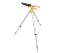Badafaci Soporte de Estación Total Ajustable Mini Trípode de Aleación de Aluminio de 46-60 Cm para Poste de Prisma Topográfico para Mediciones de Cimientos y Ubicaciones Desafiantes