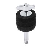 Badafaci Soporte de Jirafa para Platillos, Aleación de Aluminio, Fieltro, Mini Apilador de Platillos, Accesorios para Instrumentos de Percusión (SILVER)