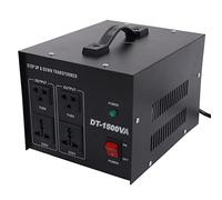 Badafaci Transformador Elevador/reductor de Voltaje de 1500 W de Alta Resistencia con Protección contra Sobrecarga, Sobrecorriente, Sobrecalentamiento y Cortocircuito, para Secadores de (Enchufe de