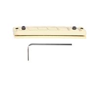 Badafaci Tuerca de Guitarra de 7 Cuerdas, Material de Latón Tuerca de Puente Ajustable para Guitarras Eléctricas de Estilo, con Llave para un Fácil Reemplazo y Afinación Fina del Tono